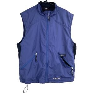 Kelty Fleece Vest Blue Black Men’s Large‎